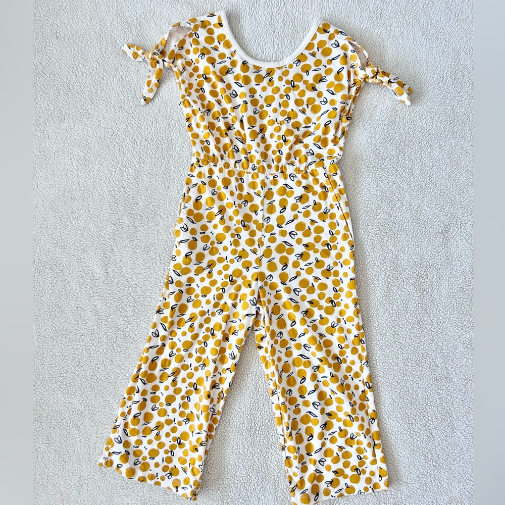 Tea Collection Tie Sleeve Jumpsuit, size 4
